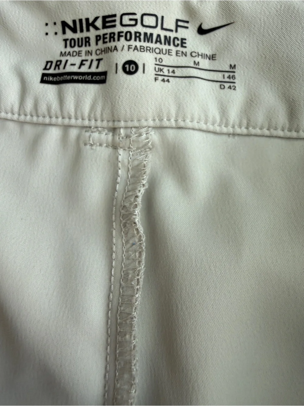 Nike Golf Tour Performance Women's Golf Skort Skirt Size 10